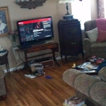 Living Room Before Staging