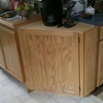 Corner cabinet with K-cup drawer