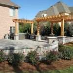 Pergolas and Hot tub