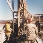 Custom drillrig@Wallanpaupack Dam