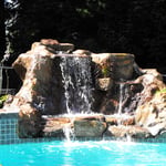 Pool waterfall