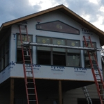 Working on soffits