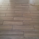 Grout haze removed