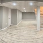 remodeled spacious basement