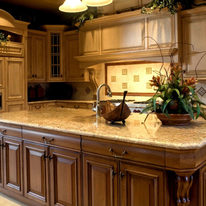Brown Kitchen Cabinets