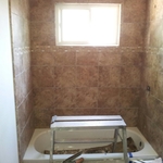 before grout and hardware and soup dishes