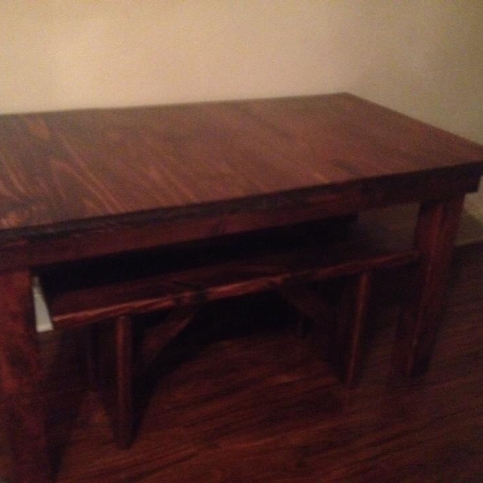 Table and Benches