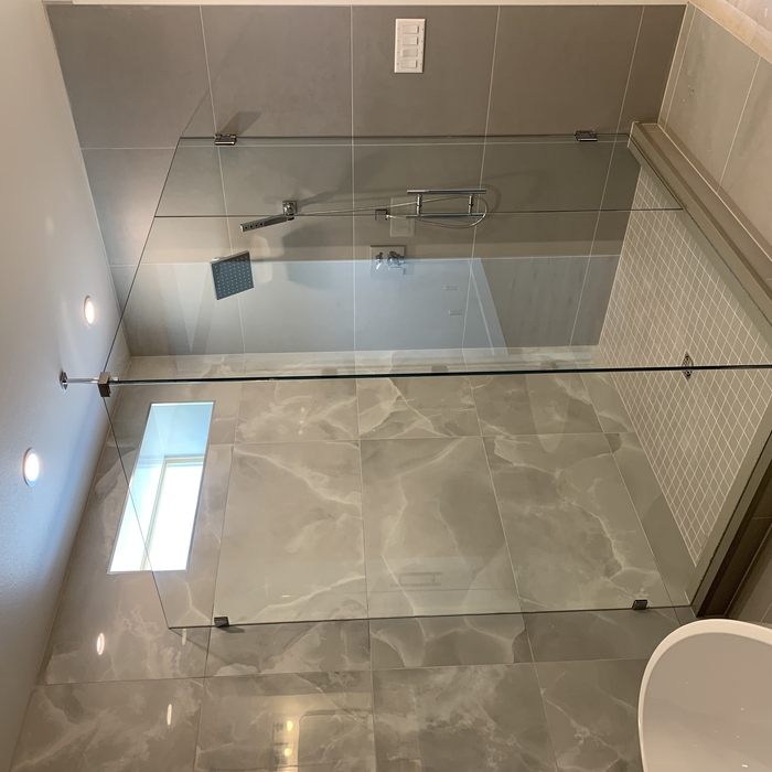 Frameless Shower Enclosure