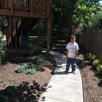 Complete landscape job.