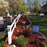 Fencing at a Fletcher residence