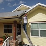 Brushing Eaves