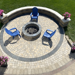 Paver Patio with firepit