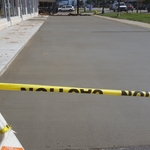 First Part of Parking Lot Poured