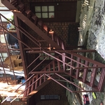Fire stair after