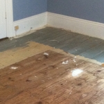 Look what I found under an old wrinkle rug