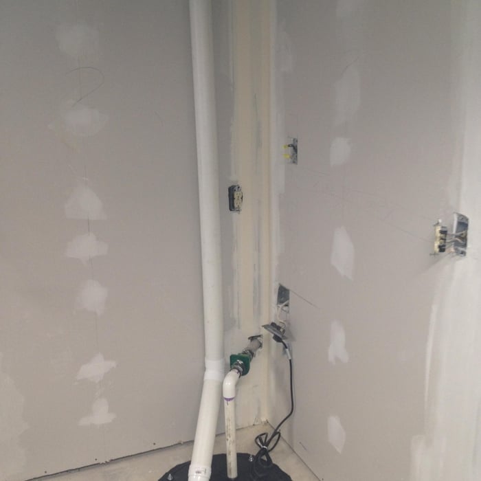 View of lid and Suction line