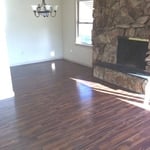 paint and laminate flooring