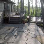 stone patio