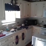 old cabinets