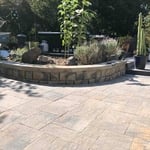 Concrete and turf