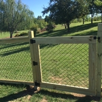 California Chain Link Gate