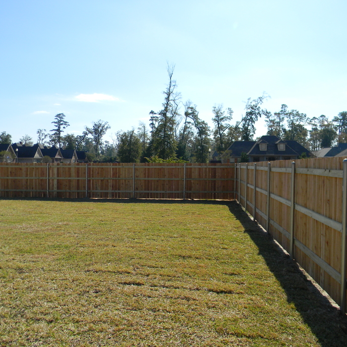 SIX FOOT CEDAR FENCE