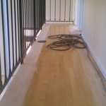 Before sanding and finishing