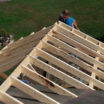 framing new front entry