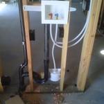 washer hook up