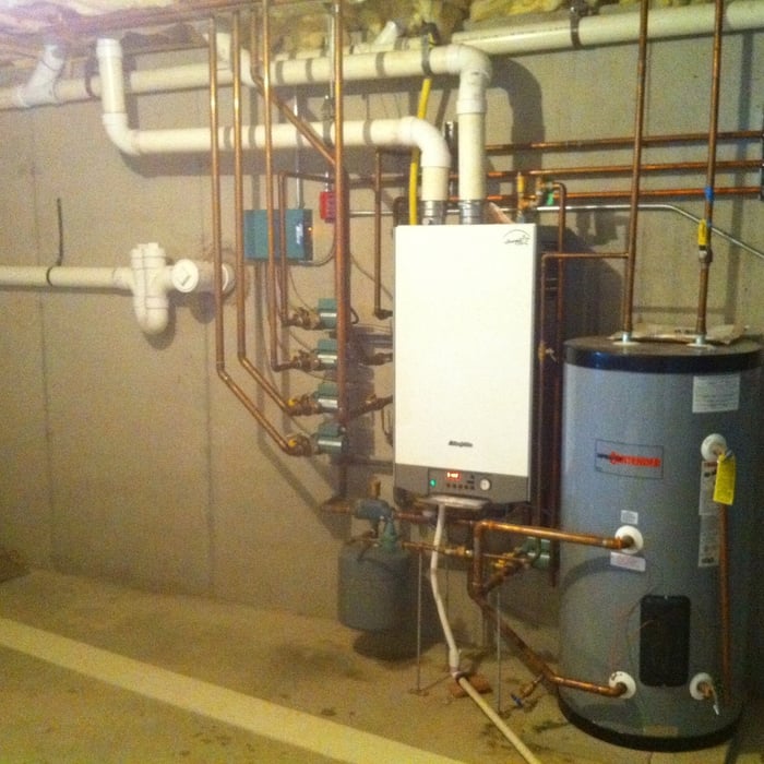 High Efficiency Heating system with Indirect