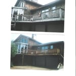(top) before powerwash (bottom) after powerwash