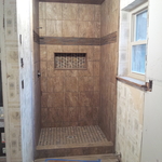 stand up shower