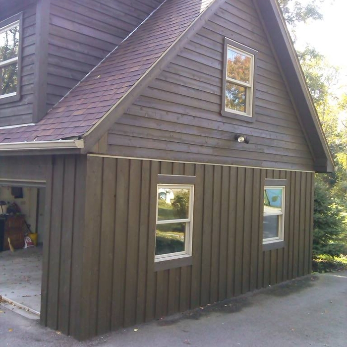 Exterior stain job