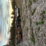 Silt fence installed, preparing to start import.