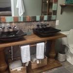 Custom granite sinks and vanity