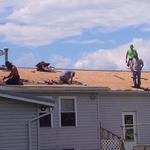 New complete roof and gutter system