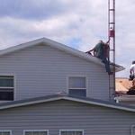 New complete roof and gutter system