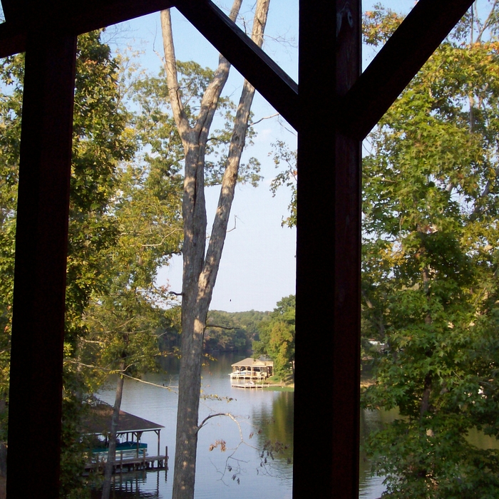 Back Porch View of Lake