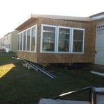 Addition prior to siding