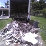 concret, wall, drywall, dry, box, truck, load,