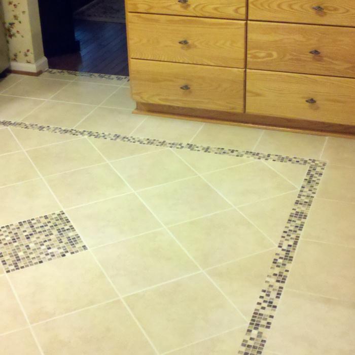 Country kitchen floor