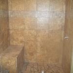 showers equiped with a seat for relaxation