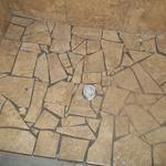 mosaic desing on the floor