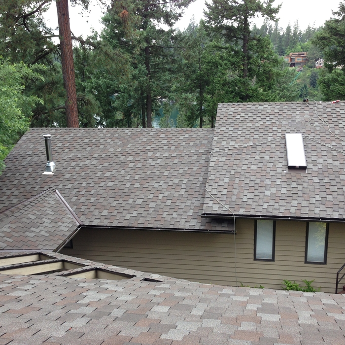 looking at house from garage
