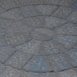 Close up Circle Paver Pattern