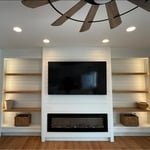 Built in wall feature.