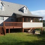 New deck and porch