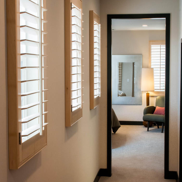 Natural Stained Shutters