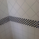 partial view of shower