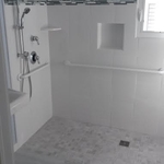 zero entry/curbless shower